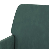 vidaXL Panca Verde Scuro 108x79x79 cm in Velluto