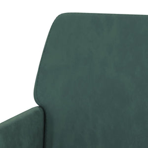 vidaXL Panca Verde Scuro 108x79x79 cm in Velluto