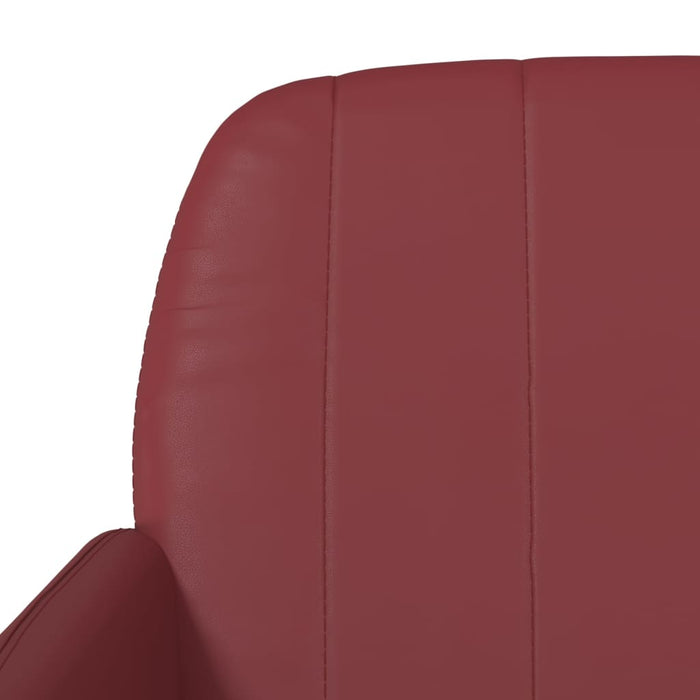 Panca Rosso Vino 107x80x81 cm in Similpelle 351402