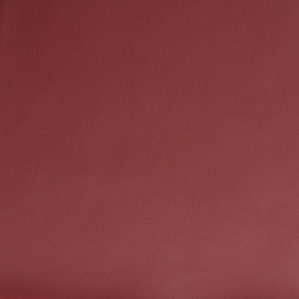 Panca Rosso Vino 107x80x81 cm in Similpelle 351402