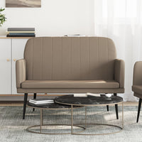 Panca Cappuccino 107x80x81 cm in Similpelle 351403