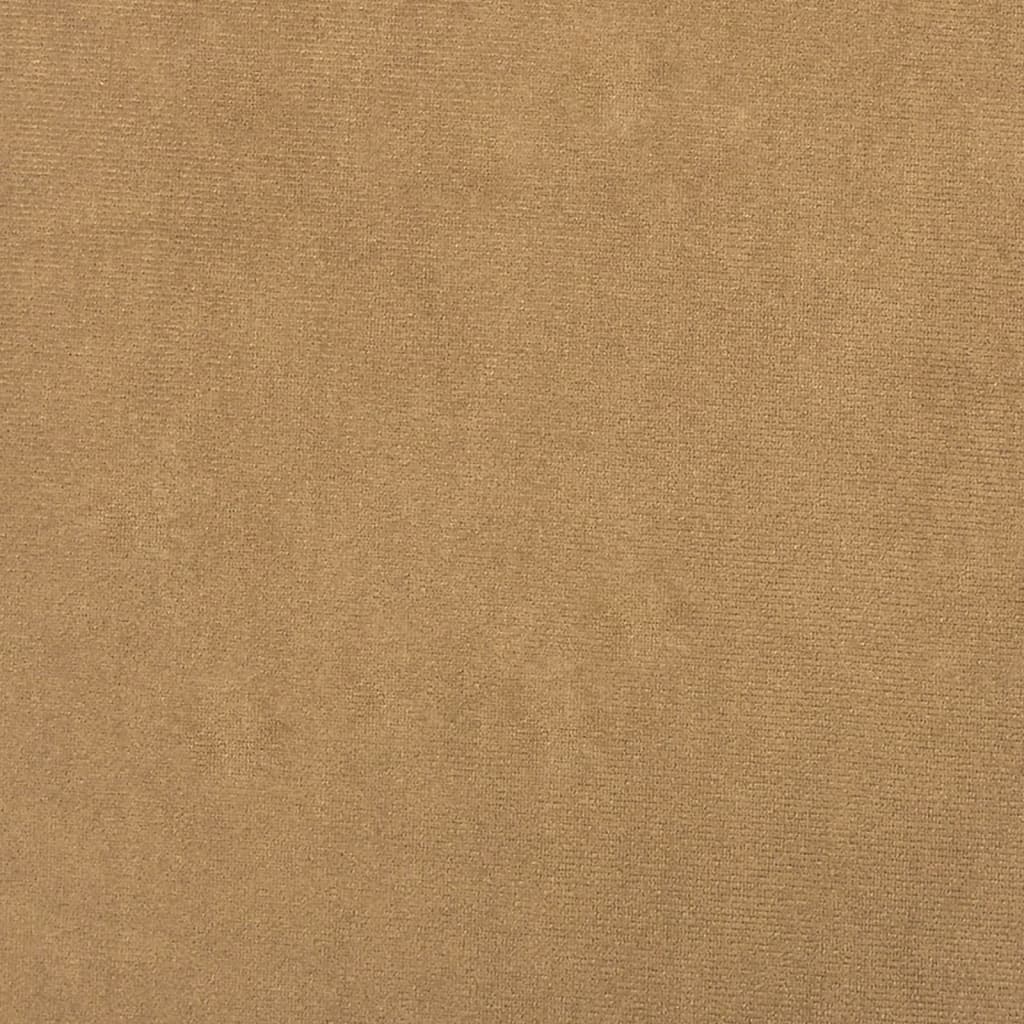 Panca Marrone 108x79x79 cm in Velluto 351421