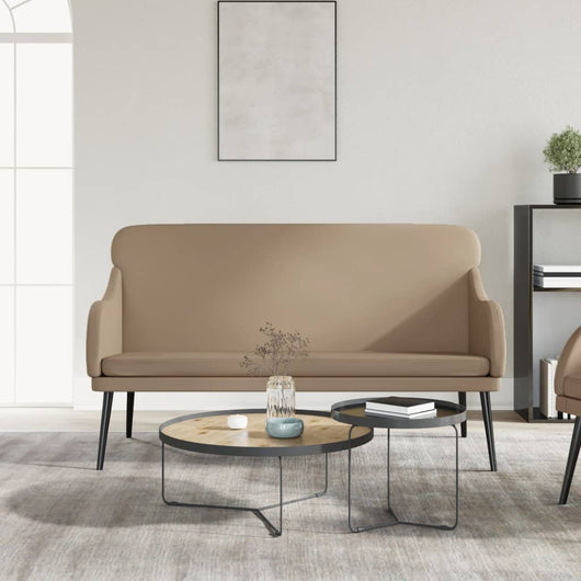 Panca Cappuccino 110x76x80 cm in Similpelle 351435