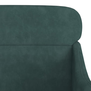 Poltrona Verde Scuro 63x76x80 cm Velluto 351438
