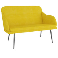 Panca/panca 110 x 76 x 80 cm velluto giallo 02_0010511