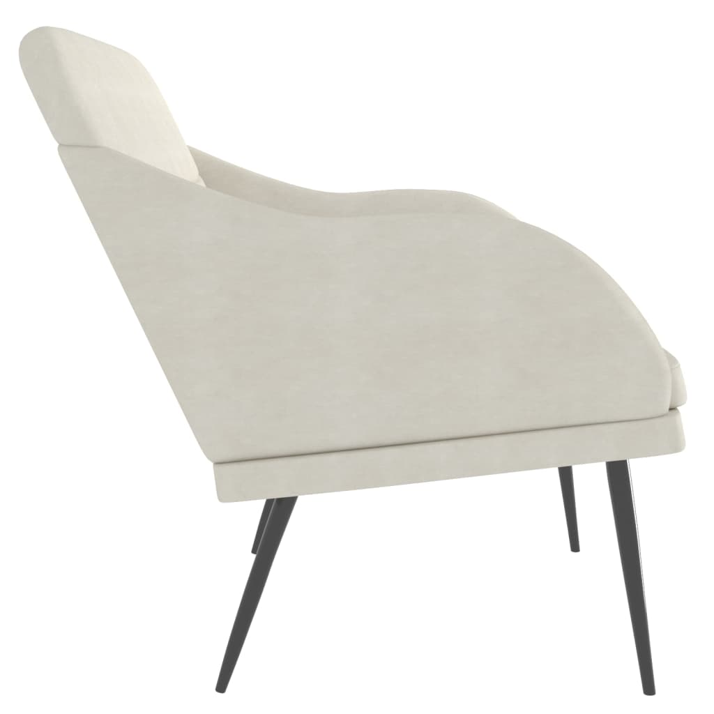 Panca/panca in velluto crema 110 x 76 x 80 cm 02_0010513