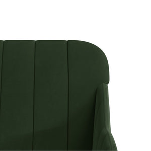 Poltrona Verde Scuro 63x76x80 cm Velluto 351456