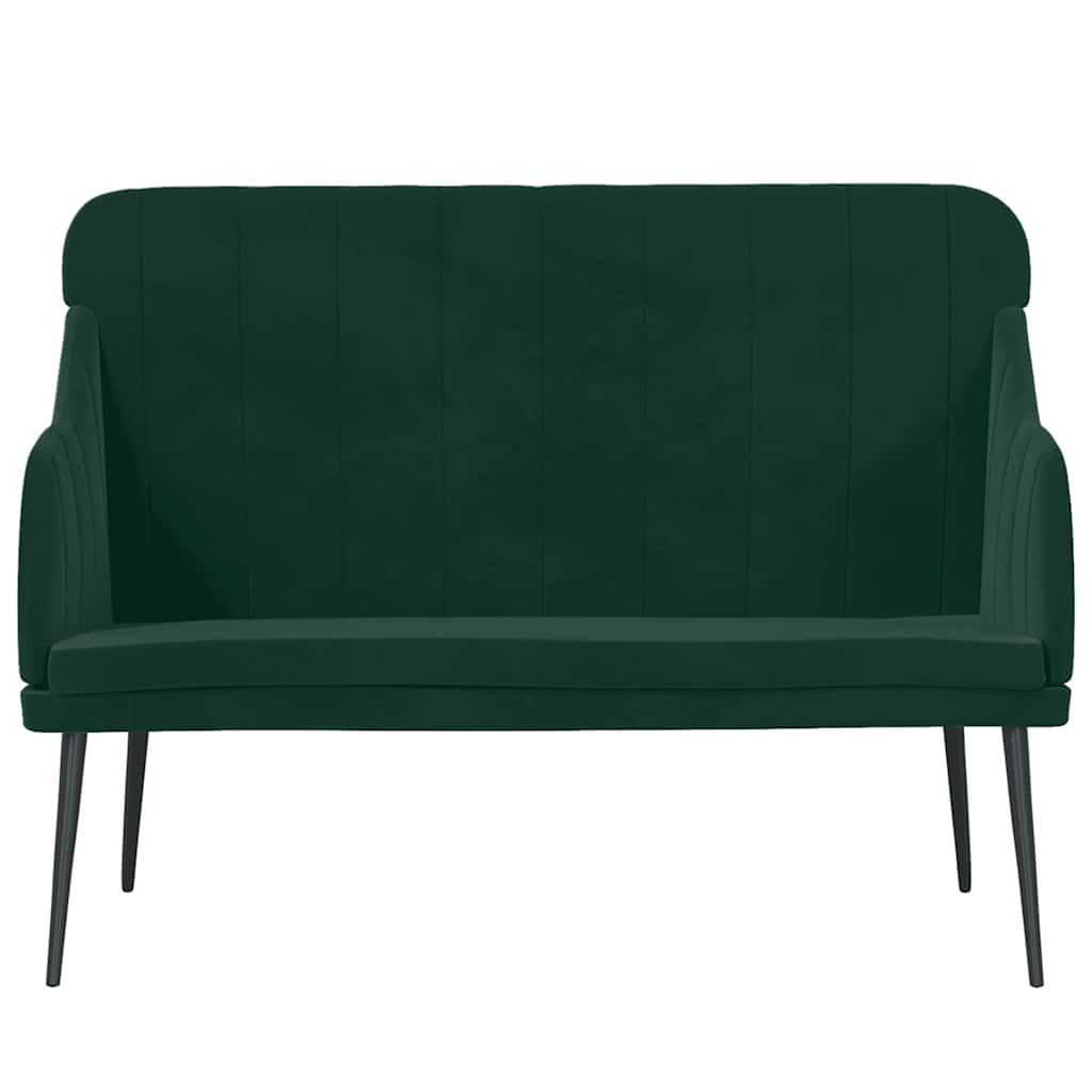 Panca Verde Scuro 110x76x80 cm in Velluto cod mxl 73381