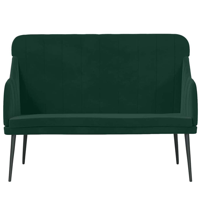 Panca Verde Scuro 110x76x80 cm in Velluto cod mxl 73381