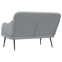 Panca Grigio Chiaro 110x76x80 cm in Tessuto 351483