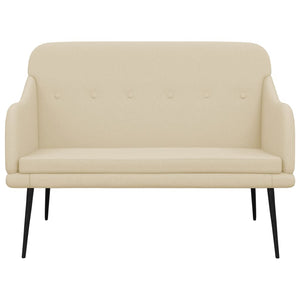 Panca Crema 110x76x80 cm in Tessuto 351489
