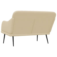 Panca Crema 110x76x80 cm in Tessuto 351489