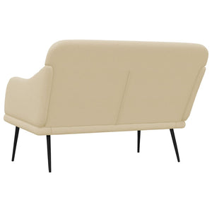 Panca Crema 110x76x80 cm in Tessuto 351489