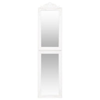 Specchio Autoportante Bianco 40x160 cm