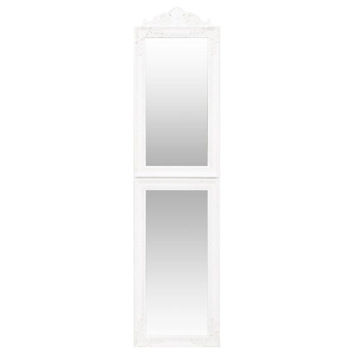 Specchio Autoportante Bianco 40x160 cm