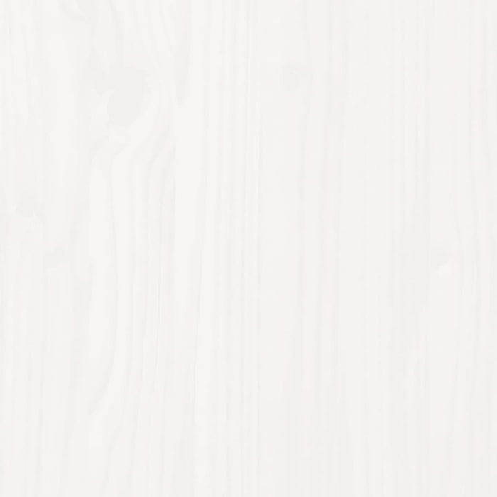 Compostiera Bianca 63,5x63,5x77,5 cm in Legno Massello di Pino cod mxl 41301