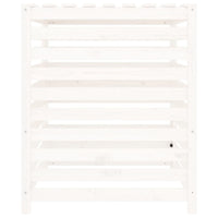 Compostiera Bianca 82,5x82,5x99,5 cm in Legno Massello di Pino cod mxl 44369