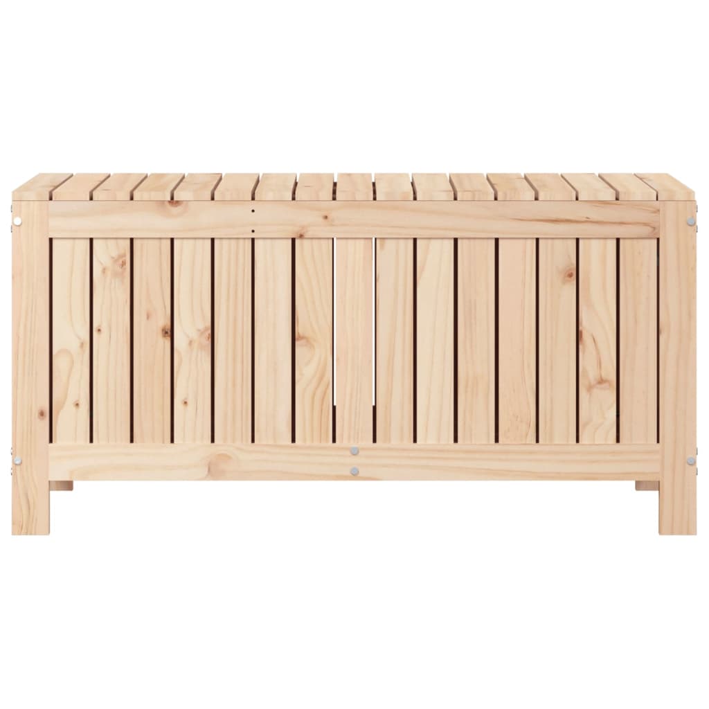 Cassetta portaoggetti per mobili da giardino 108 x 42,5 x 54 cm in legno di pino massiccio 02_0012998