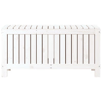 Contenitore Giardino Bianco 108x42,5x54 cm Legno Massello Pino cod mxl 74363