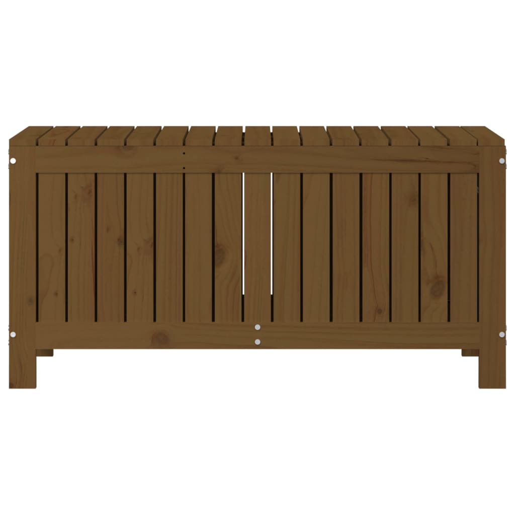Cassetta portaoggetti per mobili da giardino 108 x 42,5 x 54 cm in legno di pino marrone miele 02_0013101