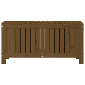 Cassetta portaoggetti per mobili da giardino 108 x 42,5 x 54 cm in legno di pino marrone miele 02_0013101