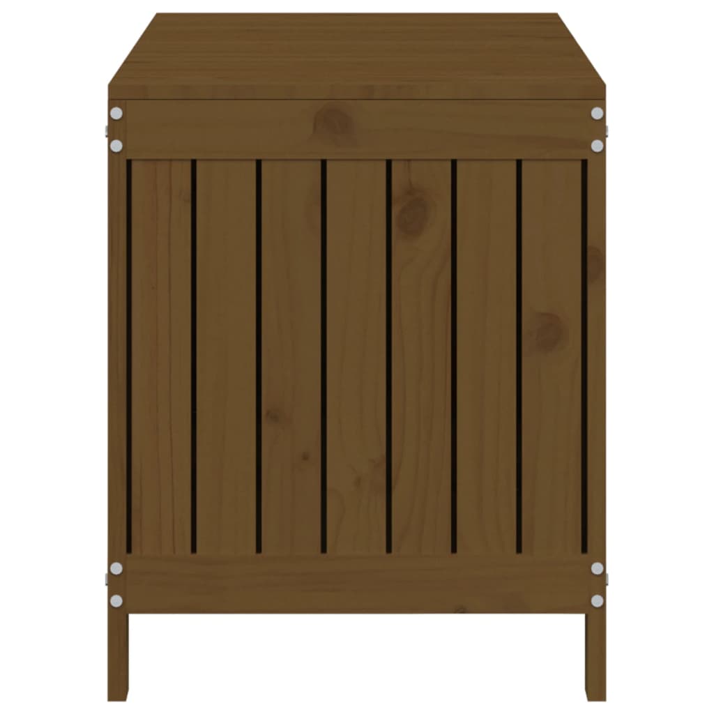 Contenitore da Giardino Ambra 115x49x60 cm Legno Massello Pino 823839