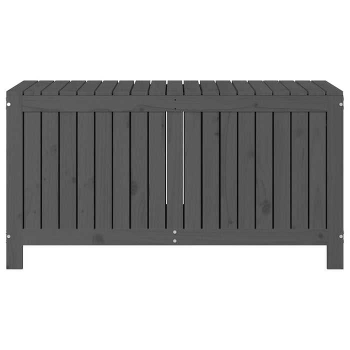 Cassetta portaoggetti per mobili da giardino 121 x 55 x 64 cm in legno di pino grigio 02_0013081