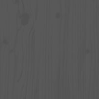 Contenitore da Giardino Grigio 121x55x64 cm Legno Massello Pino cod mxl 70788