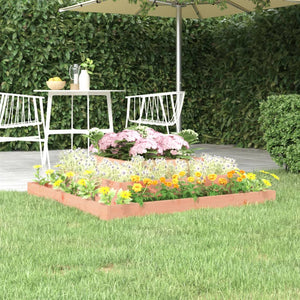 Fioriera 110x110x27 cm in Legno Massello di Douglas 823876