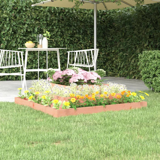 Fioriera 110x110x27 cm in Legno Massello di Douglas