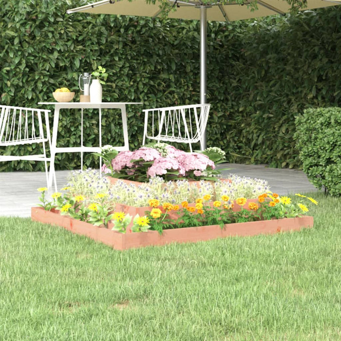 Fioriera 110x110x27 cm in Legno Massello di Douglas