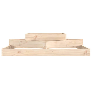 Fioriera 112x112x27 cm in Legno Massello di Pino 823885