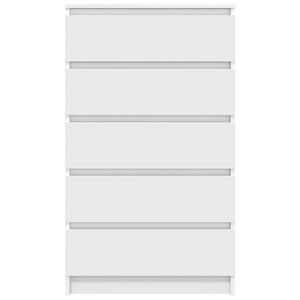 Cassettiera Bianca 60x36x103 cm in Legno Multistrato 823016