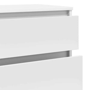 Cassettiera Bianca 60x36x103 cm in Legno Multistrato 823016