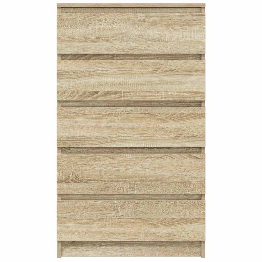 Cassettiera Rovere Sonoma 60x36x103 cm in Legno Multistrato 823019
