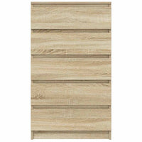 Cassettiera Rovere Sonoma 60x36x103 cm in Legno Multistrato 823019