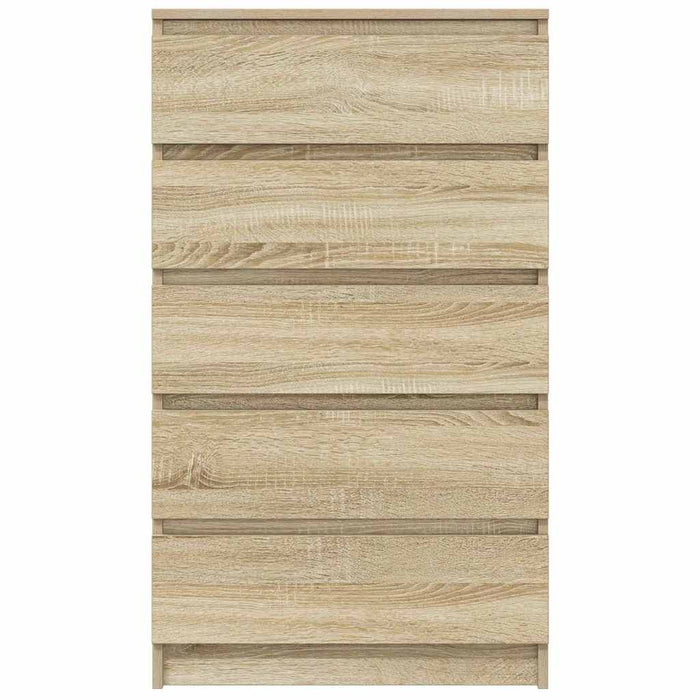 Cassettiera Rovere Sonoma 60x36x103 cm in Legno Multistrato 823019