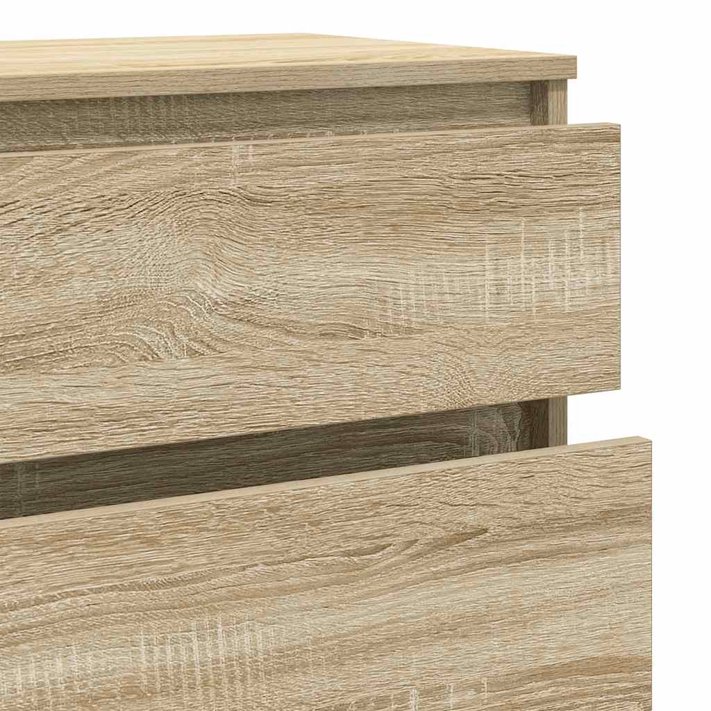 Cassettiera Rovere Sonoma 60x36x103 cm in Legno Multistrato 823019