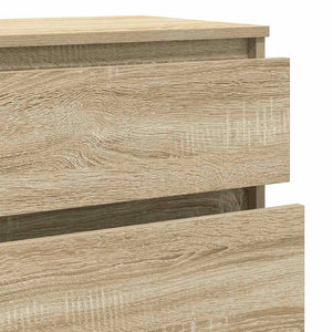 Cassettiera Rovere Sonoma 60x36x103 cm in Legno Multistrato 823019