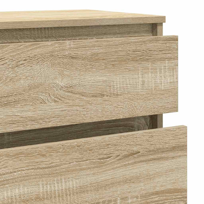 Cassettiera Rovere Sonoma 60x36x103 cm in Legno Multistrato 823019