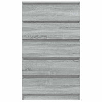 Cassettiera Grigio Sonoma 60x36x103 cm in Legno Multistrato 823022