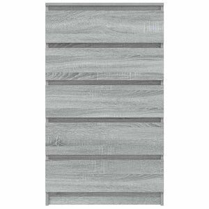 Cassettiera Grigio Sonoma 60x36x103 cm in Legno Multistrato 823022