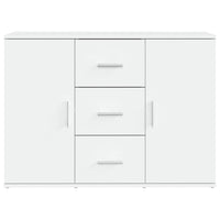 Credenza-Buffet-Armadio da cucina Bianca 91x29,5x65 cm in Legno Multistrato