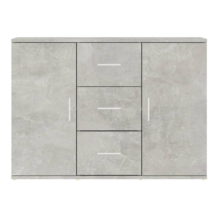 Credenza-Buffet-Armadio da cucina Grigio Cemento 91x29,5x65 cm in Legno Multistrato