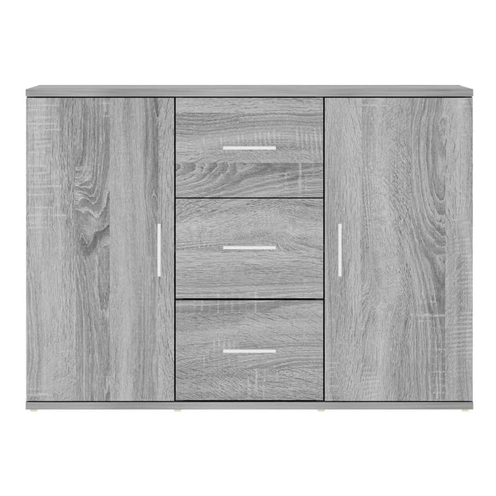 Credenza Grigio Sonoma 91x29,5x65 cm in Legno Multistrato 823348