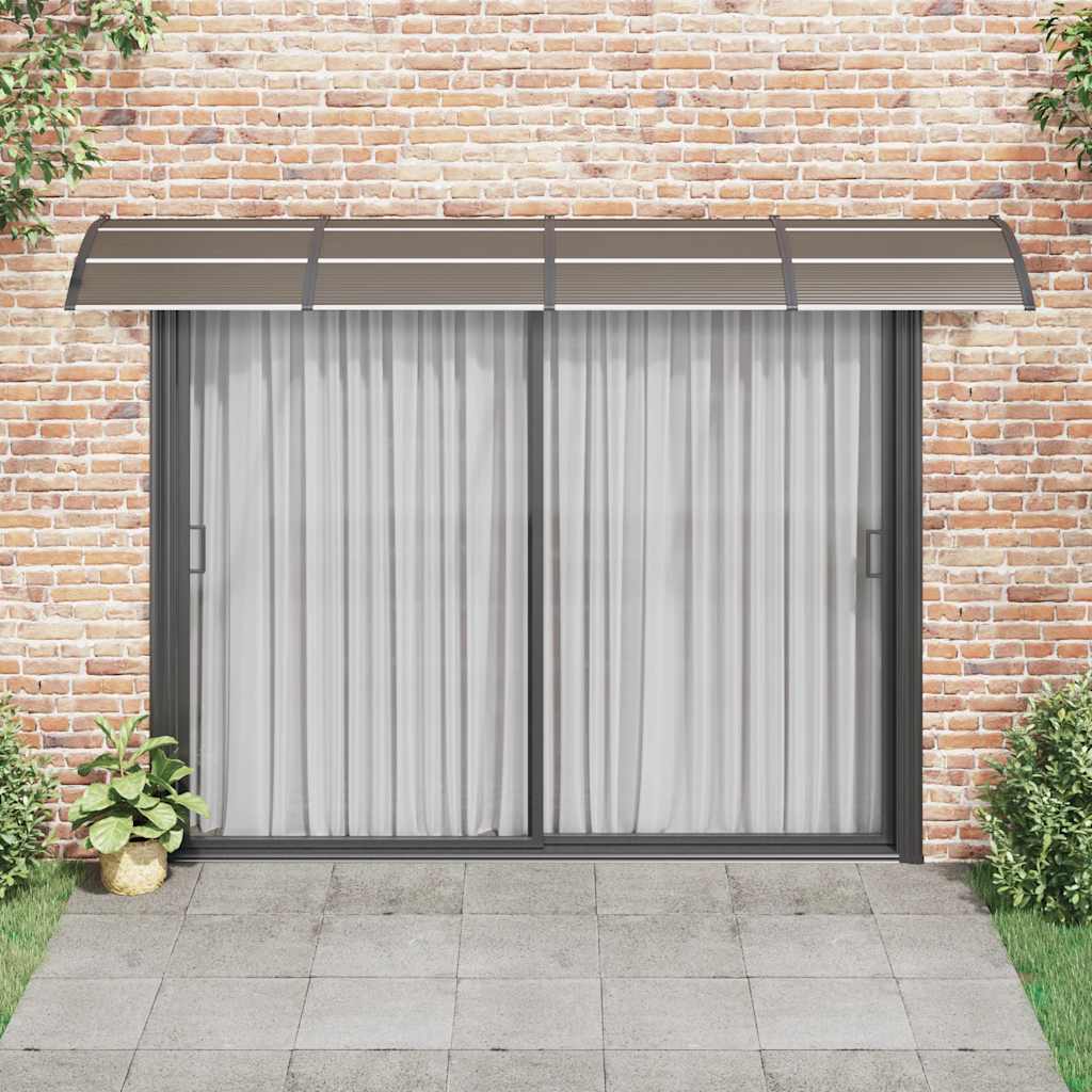 Tettoia per Porta Nera 350x100 cm in Policarbonatocod mxl 104461