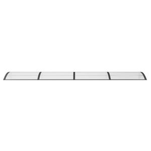 Tettoia per Porta Nera 400x100 cm in Policarbonato 153600