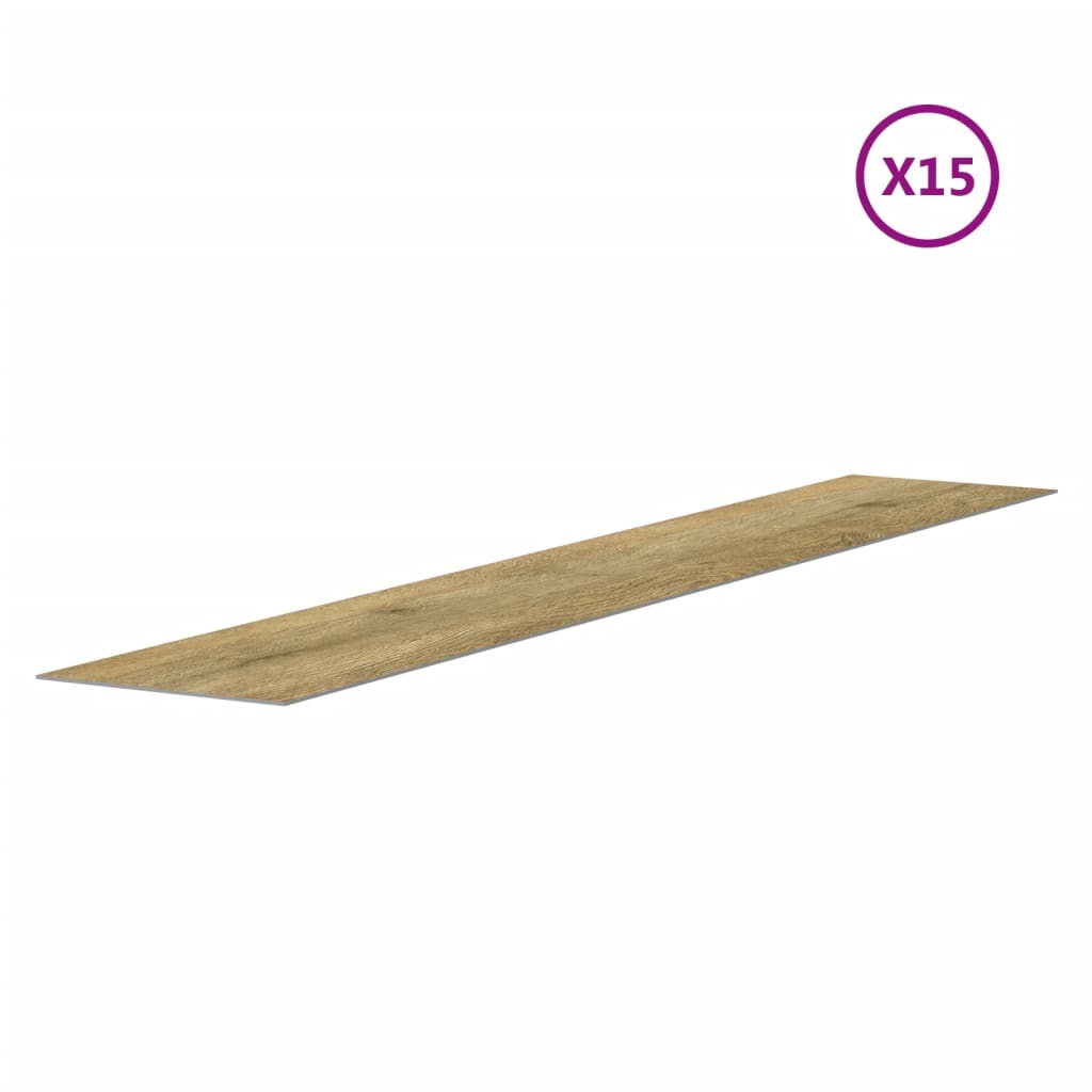 Pannelli da Parete Effetto Legno Marrone PVC 2,06 m² 351817