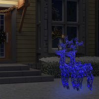 Decorazioni Natalizie Renne 2 pz 60x16x100 cm in Acrilico cod mxl 32593