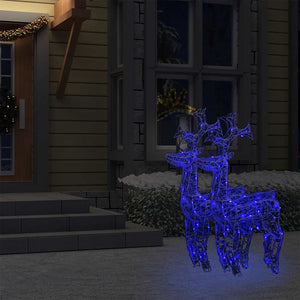 Decorazioni Natalizie Renne 2 pz 60x16x100 cm in Acrilico cod mxl 32593